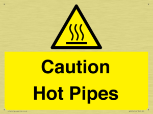 Caution Hot Pipes